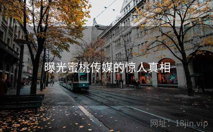 曝光蜜桃传媒的惊人真相