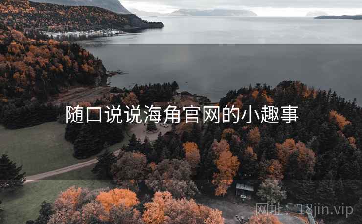 随口说说海角官网的小趣事