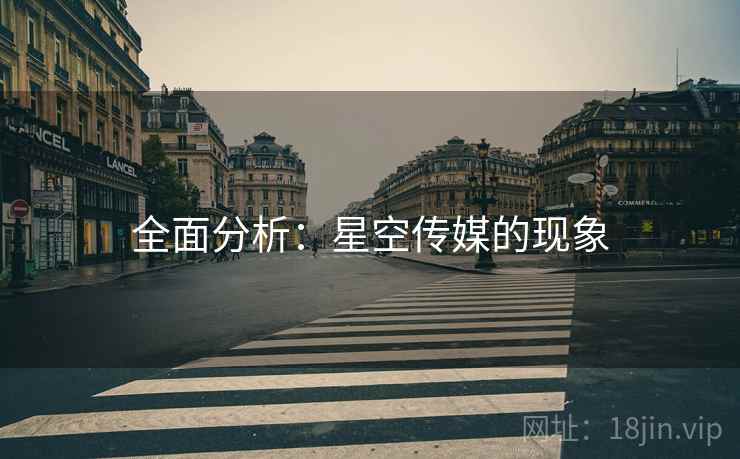 全面分析:星空传媒的现象