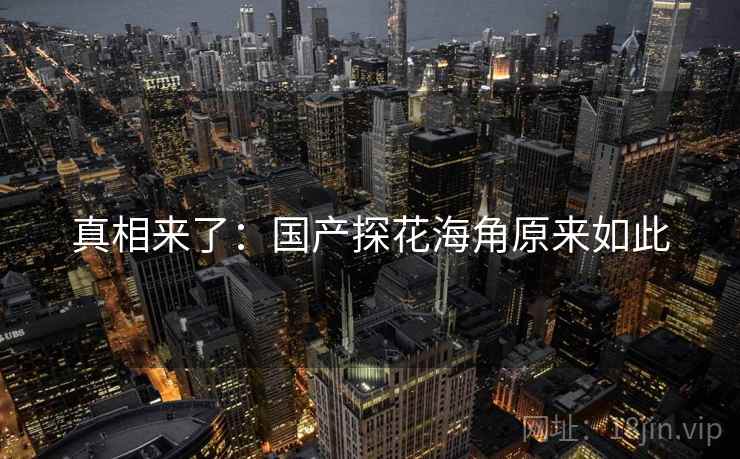 真相来了:国产探花海角原来如此