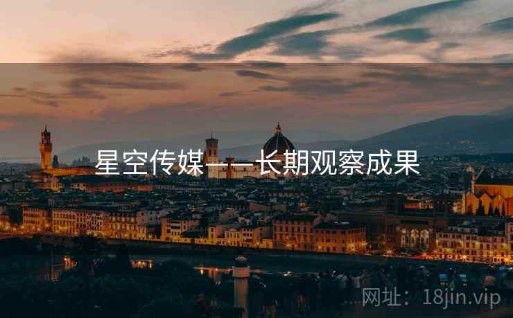 星空传媒——长期观察成果
