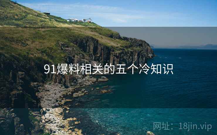 91爆料相关的五个冷知识