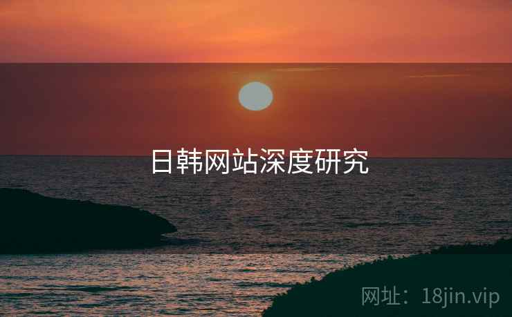日韩网站深度研究